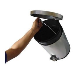 Lixeira 12 Litros Com Pedal Aço Inox Cesto Interno Removível - 8