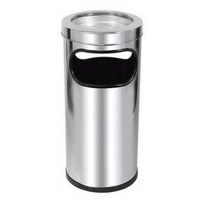 Cinzeiro Com Lixeira Para Condomínios E Empresas - Aço Inox