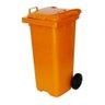 Lixeira Contentor 240 Litros Coleta Seletiva Tampa Rodas - 2