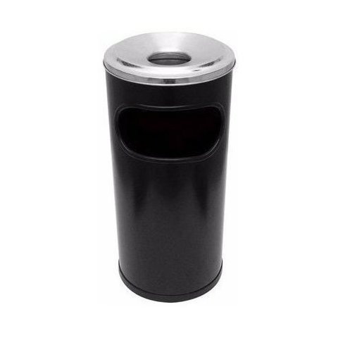 Cinzeiro Lixeira Coleta De Bituca Para Fumódromo Esmaltada
