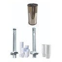 Ver imagem 1 de Lixeira Copos + Dispensador Copos Para Água E Café Kit 3 Pçs