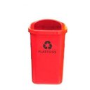 Ver imagem 2 de Lixeira Individual Para Coleta Seletiva Papeleira - 50 Lts:Verde