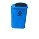 Ver imagem 5 de Lixeira Individual Para Coleta Seletiva Papeleira - 50 Lts:Preto