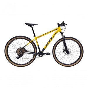 Bicicleta Aro 29 Gti Roma 12v Garfo com Trava K7 11/50 Freios Hidráulicos Kit 1x12 Pneu Bege -