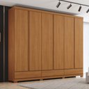 Ver imagem 1 de Guarda-roupa Casal Imperial 6 Portas 9 Gavetas 100% Mdf Cinamomo - Henn
