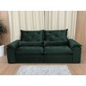 Sofá Retrátil Reclinável 2,50 M Verde Musgo 505 Zuqui Plus - 4