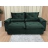 Sofá Retrátil Reclinável 2,50 M Verde Musgo 505 Zuqui Plus - 3