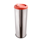 Ver imagem 1 de Lixeira Redonda Flip Top 30l - Laranja