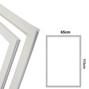 Ver imagem 2 de Gaxeta Borracha Geladeira Brastemp Consul Brd41a Crd41a Inferior 326000675