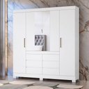 Ver imagem 1 de Guarda-roupa Casal 4 Portas Touch Móveis Cádis