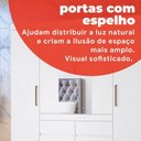 Ver mais imagens de Guarda-Roupa Casal 4 Portas Touch Móveis Cádis Branco