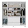 Guarda-roupa Casal 4 Portas Touch Móveis Cádis - 4