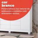 Ver imagem 5 de Guarda-Roupa Casal 4 Portas Touch Móveis Cádis Branco