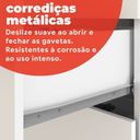 Ver imagem 7 de Guarda-Roupa Casal 4 Portas Touch Móveis Cádis Branco