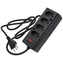 FILTRO DE LINHA 3 TOMADAS 2P+T 1.2MT PT - INTERNEED - 1