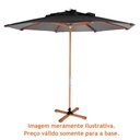 Ver mais imagens de Base Ombrelone Central Prime/ Leblon Madeira 90x90 Cm - 43814