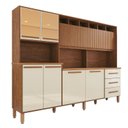 Ver imagem 2 de Armário de Cozinha 9 Portas 3 Gavetas 100% Mdf Isabella