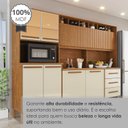 Ver mais imagens de Armário de Cozinha 9 Portas 3 Gavetas 100% Mdf Isabella