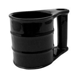 Caneca 3D Tambor Preto 500ml - 1