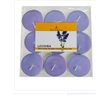 Velas perfumadas aromatizada rechaud com 9 unidades - lavanda - 1