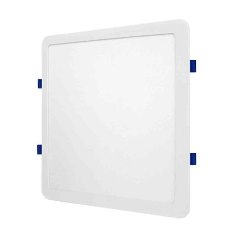 Painel Led Play Embutir Quadrado 24w Bivolt 6.500k - Branco