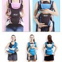Ver imagem 2 de Bolsa Canguru Bethbear Bebê Alça Almofadada 18 mês Até 15kg - Marrom