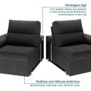 Ver imagem 7 de Sofá Retrátil e Reclinável 230cm Botero CabeCasa MadeiraOriginals