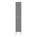 Ver imagem 7 de Paneleiro Armário de Cozinha 31,5cm 2 Portas Flex Pequim Multimóveis Mp2382 Branco/lacca Fumê
