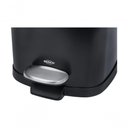 Ver imagem 3 de Lixeira Aço Carbono Pedal e Balde Frame 6l Brinox 29x22x29,2 Preto Brinox