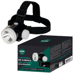 LANTERNA DE CABEÇA RECARREGÁVEL 100 LUMENS MOR - 11