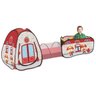 Toca Barraca Túnel 3 Em 1 Infantil Bombeiros - 1