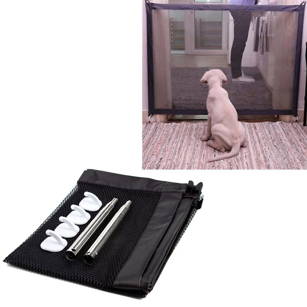 Tela Grade de Porta Cachorro Rede Pet Cães cão Crianças Parede Bebe Gato - 7