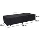 Ver imagem 2 de Base Box Baú Casal Suede Preto (42x138x188)