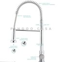 Ver imagem 4 de Cuba para Cozinha Gourmet Pia Aço Inox com Acessórios Nawa 50 Cm e Torneira Gourmet Envira Pingoo