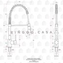 Ver imagem 5 de Cuba para Cozinha Gourmet Pia Aço Inox com Acessórios Nawa 50 Cm e Torneira Gourmet Envira Pingoo