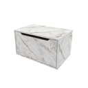Ver imagem 2 de Gabinete para Banheiro 60cm 1 Porta Tecno Mobili Bn3646 Mármore Branco