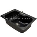 Ver imagem 3 de Cuba para cozinha gourmet pia aço inox com acessórios Carajás com tábua de corte pingoo.casa -