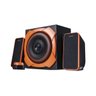 Caixa de Som 2.1 50w Rms Grade Gamer Preta e Laranja Sp266 - 1