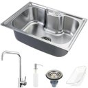 Ver imagem 1 de Cuba para Cozinha Gourmet Pia Aço Inox com Acessórios Nawa 50 Cm e Torneira Gourmet Potengi