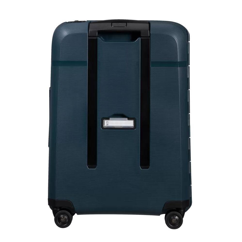 Mala Média Magnum Eco Samsonite Polipropileno Cadeado Tsa 4 Rodas Duplas Giro 360 Azul Marinho M - 2