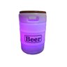 Banqueta Luminária Barril Chopp RGB - Tampo de Madeira - 3