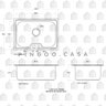 Cuba para Cozinha Gourmet Pia Aço Inox com Acessórios e Tábua de Corte Nawa 50 Cm e Torneira - 7