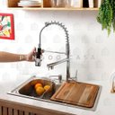 Ver imagem 2 de Cuba para Cozinha Gourmet Pia Aço Inox com Acessórios e Tábua de Corte Nawa 50 Cm e Torneira