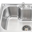 Ver imagem 5 de Cuba para Cozinha Gourmet Pia Aço Inox com Acessórios e Tábua de Corte Nawa 50 Cm e Torneira