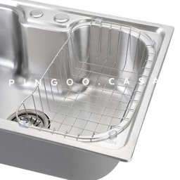 Cuba para Cozinha Gourmet Pia Aço Inox com Acessórios e Tábua de Corte Nawa 50 Cm e Torneira - 3