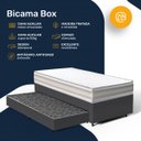 Ver imagem 6 de Cama Box com Colchão de Espuma D33 Double Face Territory Hellen + Auxiliar de Molas Unique Solteiro