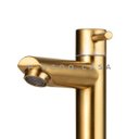 Ver imagem 2 de Torneira Para Banheiro em Aço inox Escovado Baixa Amazonas Pingoo.casa - Dourado