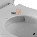 Ver imagem 5 de Vaso Sanitário Monobloco Amazonita Pingoo.Casa - Branco