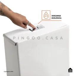 Vaso Sanitário Monobloco Amazonita Pingoo.Casa - Branco - 6