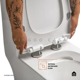 Vaso Sanitário Monobloco Amazonita Pingoo.Casa - Branco - 4